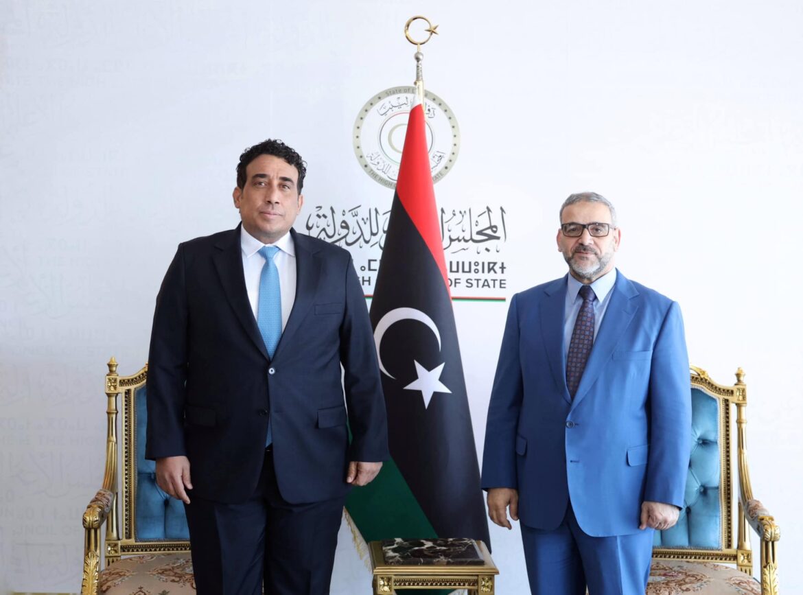 المشري يلتقي مع المنفي