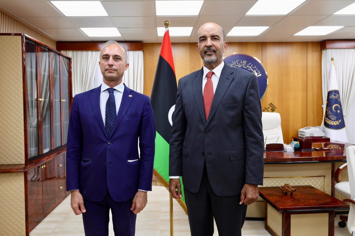 زيارة ميلوني وملفات سياسية واقتصادية على طاولة الكوني والسفير الإيطالي