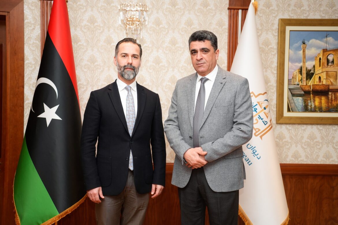 شكشك يبحث مع السفير التركي المشروعات المنفذة من قبل الشركات التركية في ليبيا